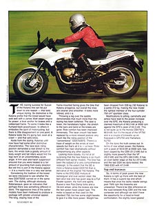 Katana 750 Road Test